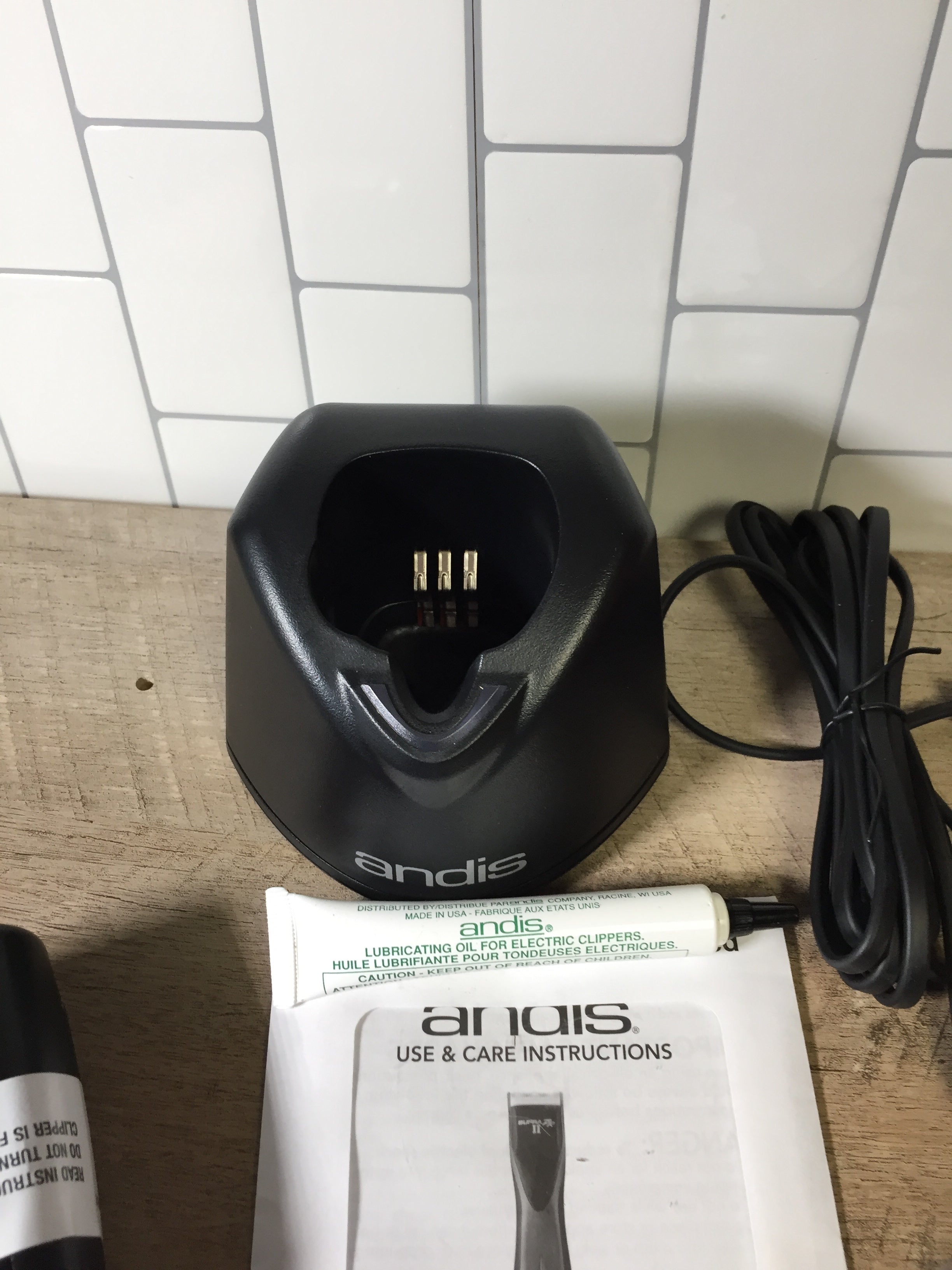 Andis 79005 Supra ZR II Cordless 5-Speed Clipper With Lithium Ion Battery (6950829588663)